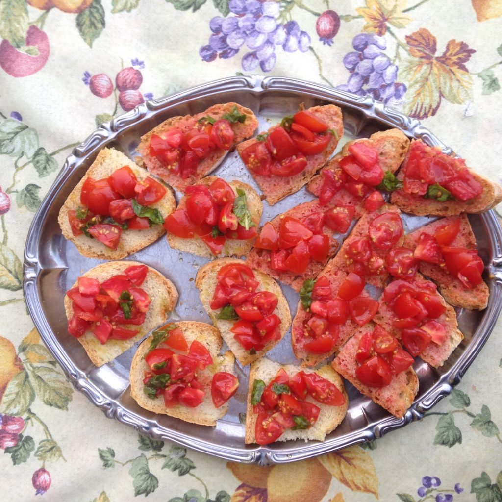 Tomato Crostone (Toasts)
